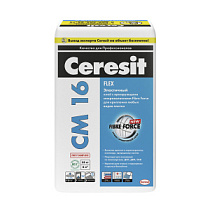 Клей для плитки эластичный  СМ 16 5 кг фольга(1/48) "CERESIT" 62450