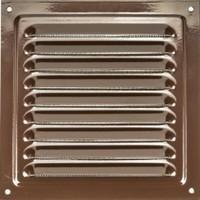 Решетка металлическая 250*250 коричневая 54957