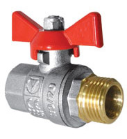 Кран шаровый VALFEX 1/2"г/ш бабочка 05311