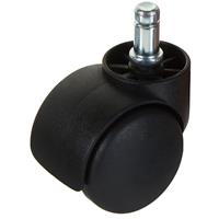 Опора колесная П-50 под кресло, штырь D=11 мм (под втулку) обрезиненное колесо 53783