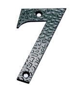 Цифра 7 черный матовый 63205