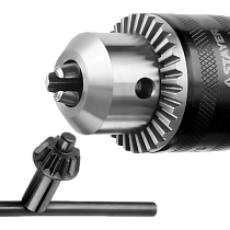 Патрон ударный STAYER "PROFESSIONAL" ключевой для дрели, 13 мм, с ключом в комплекте, посадочная рез 50913