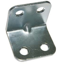 Уголок крепежный мебельный 25*25 цинк (25*25*30) Кунгур 00916