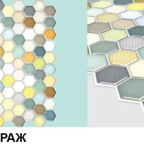 Панель самоклеящаяся 469х470мм Соты витраж 71442