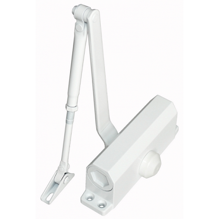 Доводчик NOTEDO DS-80 (до 80 кг) белый морозостойкий 01485