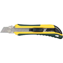 Нож KRAFTOOL с сегм лезв 2-х комп усил автофикс ка 32094