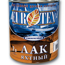 Лак ЕВРОТЕКС 'Яхтный' полуматовый, 2 л 20063