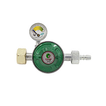 Редуктор DK-004 с клапаном,кнопкой и манометром "DRAGONKIT" 72938