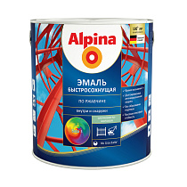 Грунт-эмаль по ржавчине быстросохнущая База 3 бесцветная 2,5л "ALPINA" 73268