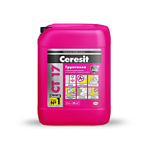 Грунтовка укрепляющая морозостйкая СТ17 PRO 10л "CERESIT" 45092