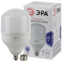 Лампа светодиодная POWER 65W-6500-E27/E40 5200лм ЭРА 66605