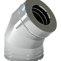 Сэндвич колено 135* (430/0,5мм+оцинковка) Ф150х200 56758