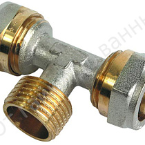 Тройник м/п 20х3/4" нар. VALFEX 03077