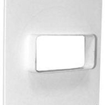 Площадка торцевая для плоского канала с фланцем 60х120 горизонтальная 52559