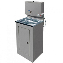 Умывальник "Акватекс" (бак антикорозийный, с ЭВН + мойка нержавейка) бронза 73853