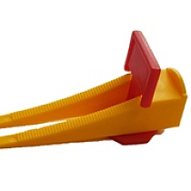 Система выравнивания плитки (СВП) Зажим-клипса, красный цвет (200шт) 61010