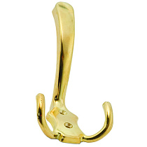 Крючок-вешалка 3-х рожковый БК-3 (золотоа) 69299