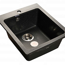 Мойка мрамор PRACTIC GF-P505 1 чаша 505*427мм (черный-308)  GRANFEST 31851