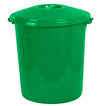 Бак пласт.70 л с крышкой 55839