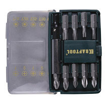 Набор KRAFTOOL биты с магнитным адаптером в мини-боксе,10 предметов 18431