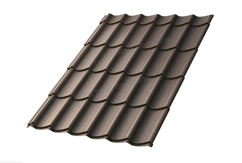 Металлочерепица МП Ламонтерра (VALORI-20-OxiBeige-0.5) 69225