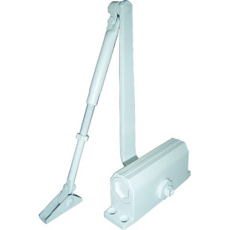 Доводчик NOTEDO DS-80 (до 80) белый морозостойк