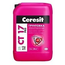 Грунтовка укрепляющая морозостйкая СТ17 PRO 5л "CERESIT" 66285