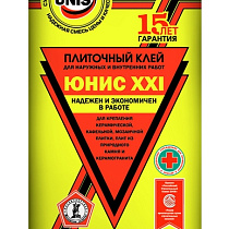 Клей для плитки UNIS 'ЮНИС-XXI', 25 кг 20461