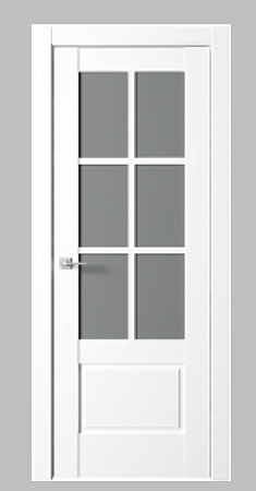 Дверное полотно SOLO-5 White Ash Matelux 700*2000 FAMILYDOORS (на заказ) 74226