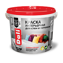 Краска акриловая РОГНЕДА 'DALI' для стен и потолков, 5 л 14503