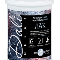 Лак лессирующий  "DALI-DECOR" перламутр. золото 1кг 50001