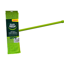 Швабра для пола телескоп. микрофибра "MASTER FRESH" 69615