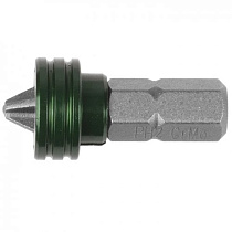 Биты KRAFTOOL "EXPERT",с магнитным держателем .тип Е1/4.РН2, 50мм.1шт.в блистере 45215