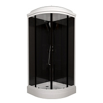 Душевая кабина Нова 88*88 А (7 мест+сифон D50) полукруг, низкий поддон 76007