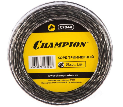 Леска CHAMPION Tri-twist 3,0мм*12м витой треугольник 73661
