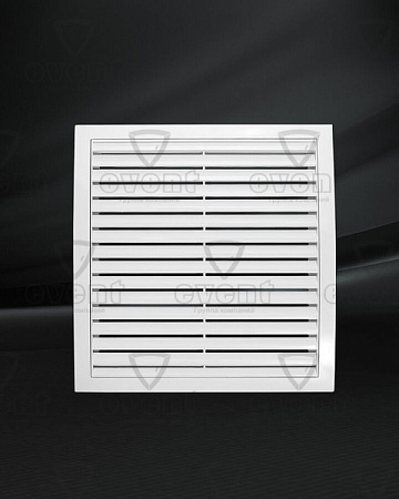 Решетка вент. пластик 400х400 белая 59656