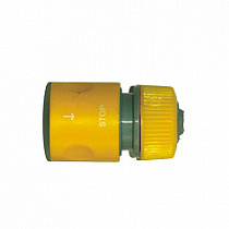 Соединитель пластмассовый с автостопом 1/2" 003-2007 (20/200) 37135