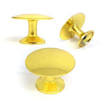 Ручка мебельная кнопка O-KALAN (бронза) 69264