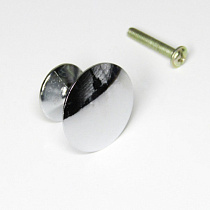 Ручка мебельная кнопка O-KALAN (хром) 47573