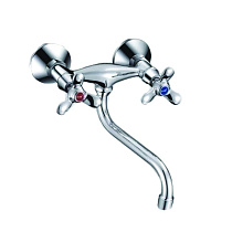 Смеситель для кухни (настенный) FZs 490-А07 длинный излив (2/20)FAUZT 67863