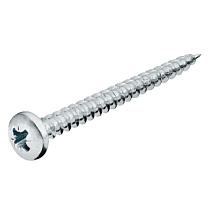 Шурупы универс. 5,0х100 полусф. цинк 00357