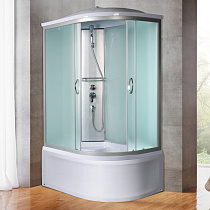 Душевая кабина River NARA 120/80/44 МТ 120*80*210 см, высокий поддон, матовые стекла 63593
