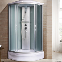 Душевая кабина River NARA 80\24 МТ 800*800*240 средний поддон, матовые стекла 76792