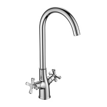 Смеситель для кухни двухвентильный с высоким поворотным изливом DR52028, DECOROOM 68151