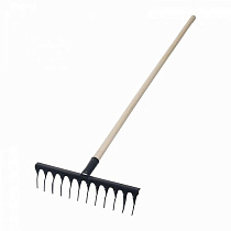 Грабли витые 12 зубые с черенком 70915