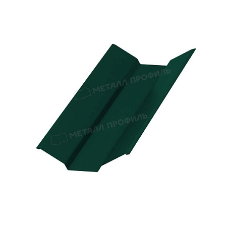 Планка ендовы верхняя 76х76х2000 NormanMP (ПЭ-01-6005 Зеленый мох-0,5) 73406