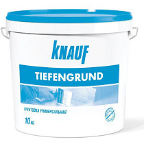 Грунтовка глубокого проникновения укрепляющая Knauf-ТИФЕНГРУНД 10 кг (36 т/в поддоне) 38021