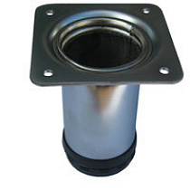 Ножка мебельная регулируемая D50мм Н-15см (хром) D737 04.01.30 69280