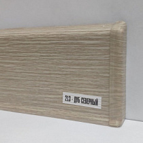 Плинтус напольный с кабель-каналами 85мм 2,2м "Деконика", 213 Дуб северный 67448