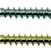 Шуруп универсальный 6 х 200 мм, с потайной головкой, крупная резьба, жёлтый 05119